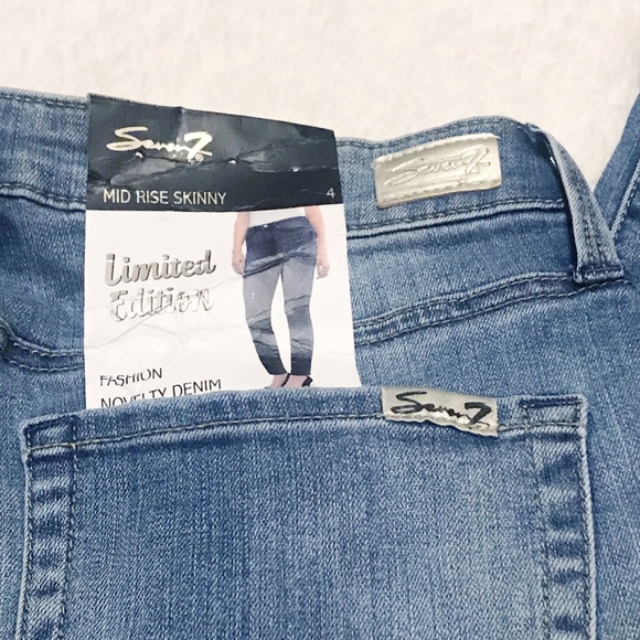 Seven7 limited edition Mid Rise Skinny Jeans - Picture 8 of 8